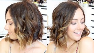 How To: Curl Hair With A Straightener & Curling Wand!
