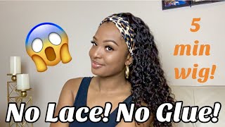 The Best Curly Hair Headband Wig! | Easy Wig Install | Ft. Bly Hair
