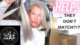 When Hair Extensions Don'T Match!! | Can I Make It Work?! | Zala Tape Extensions