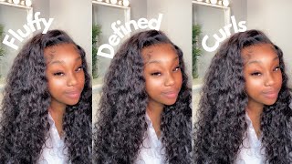 How I Get Defined Curls On My Wigs |No Drip | Melted Hd Frontal Install Ft Asteria Hair |Rxmi