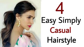 4 Simply Outstanding Casual Hair'Style - New Hairstyle | Easy Hairstyles | Hairstyle For Girls