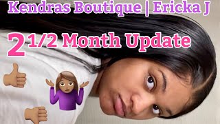 Kendras Boutique Bundles | Ericka J Closure | 2 1/2 Month Update : Hair Review