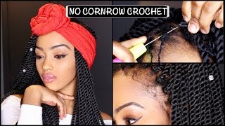 Individual, No Cornrow Crochet  Braids For Short Hair | Senegalese Twists | African Threading Method