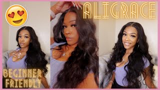 Beginner Lace Closure Wig Ft. Aligrace Hair   | Akeira Janee'