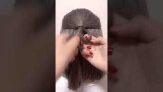 Cute And Easy Short Hair Hairstyle #Shorts #Nainashorts | Hairstyles |Short Hair Hairstyles