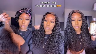 Super Fine Lace Melted Hd Lace Front Wig Deep Curly Review! 24Inch Long #Ulahair