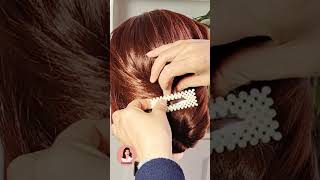 Simple Korean Hairstyle With Amazing Look For Short Hair Girls Hairing #9 #Shorts