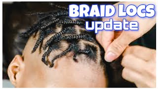 Braid Locs Journey | 1 Week Starter Locs Update On Short Hair