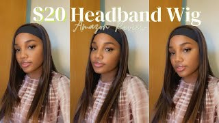 $20 Amazon Headband Wig|| Must Have || Ways To Wear Headband Wig