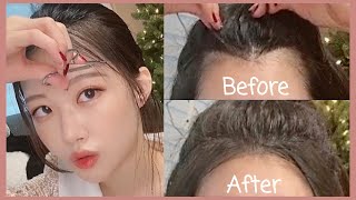 How To Cut (Fake) Baby Hair On Forehead