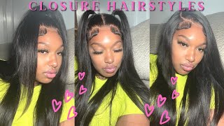 You Need This 28In 6X6 Closure | Install + Easy Hairstyles | Aliexpress Wig ⚡️⚡️