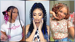 Diy Protective Style Tutorial Compilation | How To Style Braids And Locs 2022