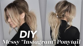 Diy - Easy To Do, Messy Instagram Ponytail