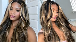 Slay Highlighted Wig + Bombshell Curls | Start To Finish Ft Megalook Hair