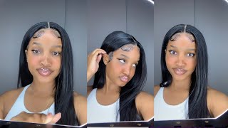 Start To Finish Glueless Wig Install | 13X4 20 Inch Straight Wig | Mscoco Hair