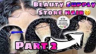 Customizing A Wig | Lace Closure | Zoomed In | Very Detailed | Ft Ibiza Pt2