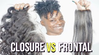 Lace Closures Vs Frontals + How Many Bundles Do I Need? | Wig Making 101