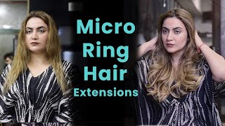 Micro Ring Hair Extensions In India 100% Premium Human Remy Hair | Permanent Hair Extensions Mumbai