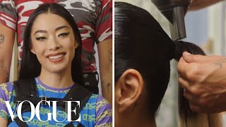 Rina Sawayama’S Invisible Sleek Ponytail In 10 Minutes - Step By Step | Hairdos | Vogue