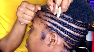 How To Grip Extremely Short Hair For Feed-In Braids