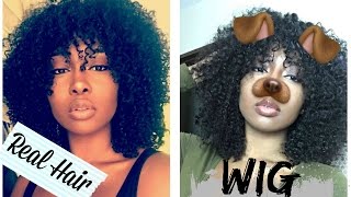 How To Cut Curly Hair Into A Cute Natural Fro | Myfirstwig