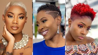 Best Short Hairstyles For Black Women | Short Haircut Ideas 2021 /The Most Stunning Super Short Hcut