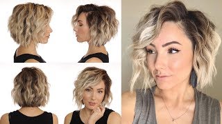 How To Wand Curl Without A Curling Wand || Short Hair