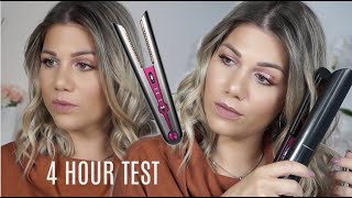 Dyson Corrale Flat Iron (Hair Straightener) I How To Curl ? I   Do The Curls With The Dyson Hold?