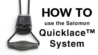 Salomon Quicklace System - How To Use It