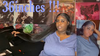 Making A 36 Inch Lace Front Wig With $12.99  Bundles