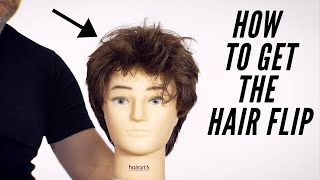 How To Get Your Hair To Flip Up In The Front - Thesalonguy