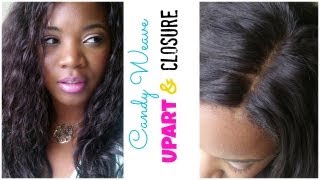 Candy Weave Install Upart With Lace Closure/ Glueless Wig Cap Method