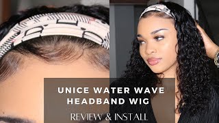 UNice Water Wave Headband wig | Review & Install 1