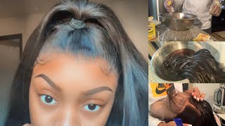 How To Tint Your Lace Frontal With Lipton Tea Bags Ft Arabella Hair