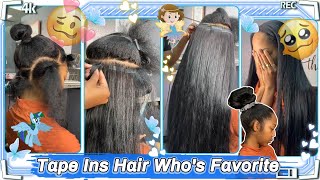Invisible Tape Ins Extensions No Damage | 100% Human Hair Extensions #Elfinhair Review