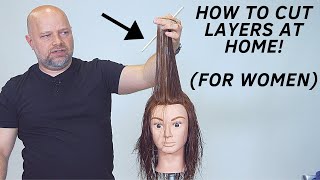 How To Layer Your Own Hair At Home - Thesalonguy