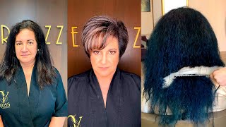 Long Haircuts To Bob Makeover | Short Hairstyles Ideas | Hair Color Transformations
