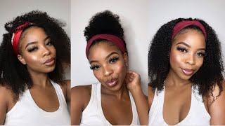 You Can'T Say This Isn'T My Hair  Kinky Curly Headband Wig In Seconds| Throw On & Go  Ft Y