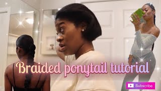 Braided Ponytail | Tutorial | On Short Hair