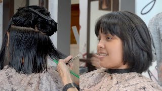 Oval Mullet Haircut | Tutorial | Korean Hairtyle |Trend Potong Rambut Pendek Wanita