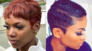 Pixie Haircut Ideas For Black Women #Pixiehaircut #Shorthair #Shorts