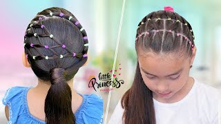 2 Peinados Para Niñas Faciles Y Rapidos De Hacer | 2 Easy Hairstyles For Girls