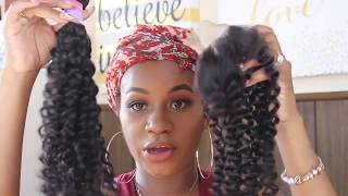 Dsoar Hair Unboxing Review  Brazilian Curly Hair Weave Bundles With Lace Closure