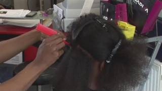 How To Straighten Black Hair With A Flat Iron