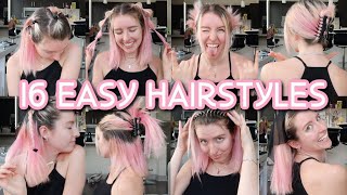 16 Easy Hairstyles For Shoulder-Length Hair | My Fav Quick Hairstyles In 2021 (2000S/90S Inspired)