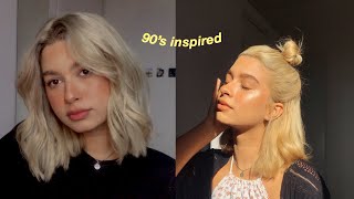 How I Style My New Short Hair *90’S Inspired*