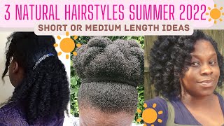 Natural Hairstyles For Summer 2022 +Tips | Grow Your Natural Hair Summer 2022 | Simply Shev
