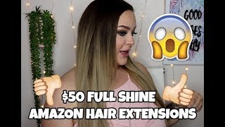 Cheap Clip In Extensions From Amazon | Full Shine Hair