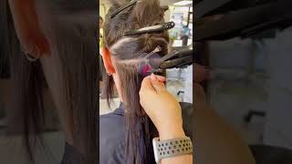 Taking A Blunt Haircut Into Long Hair With Fusion Bond Hair Extensions￼ #Hairextensions