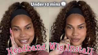 Easiest Install Ever | Headband Wig Install | Install In Under 10 Minutes Ft Luvme Hair